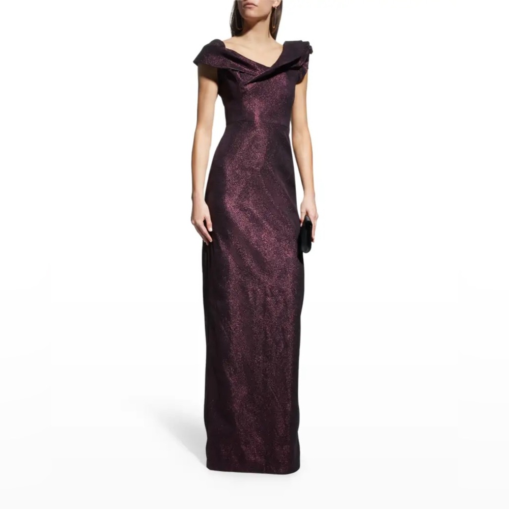 Rickie Freeman Merlot Formal Gown